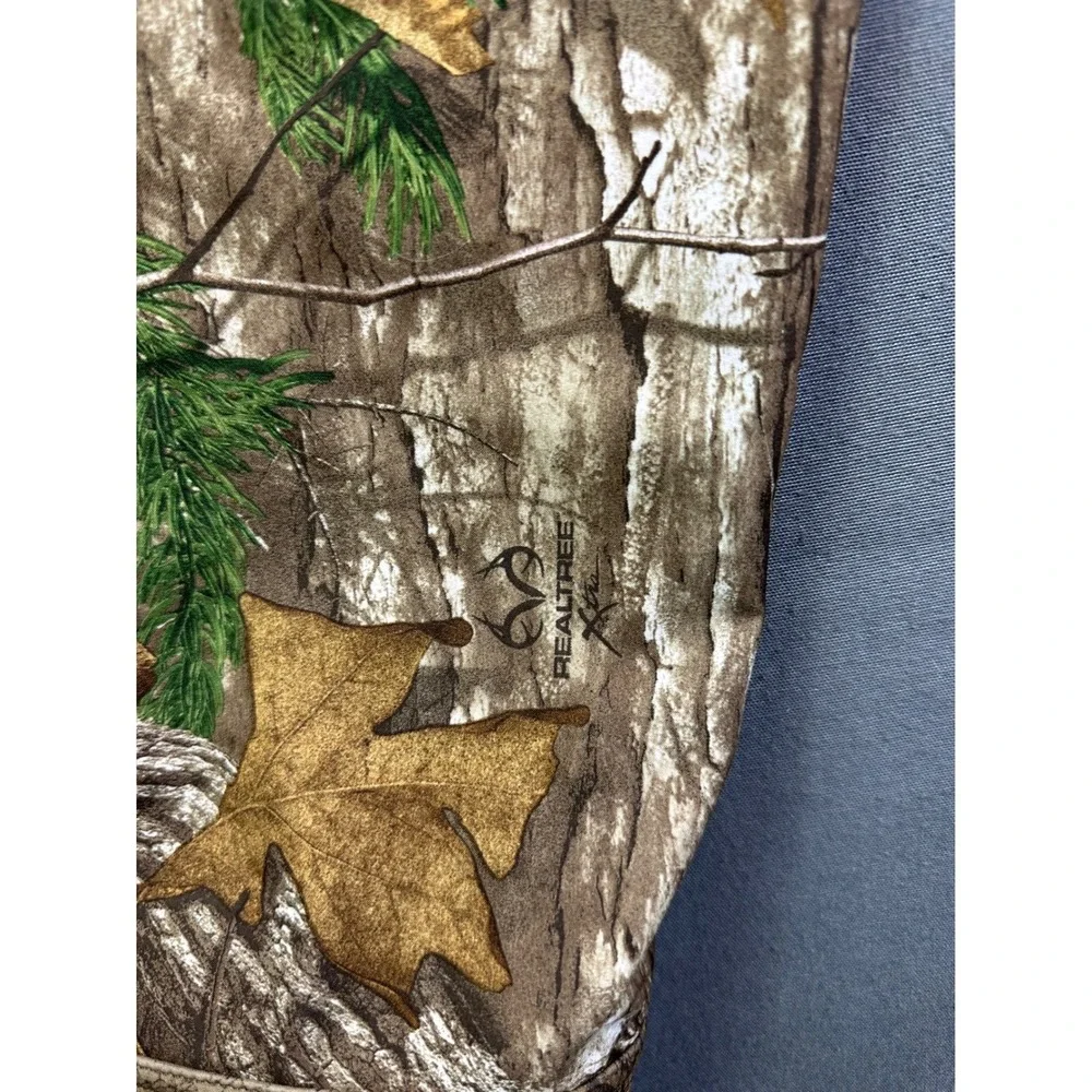 Cabelas Youth Realtree Xtra Camo Fleece Lined Hunting‎ Pants Orange Size L Kids